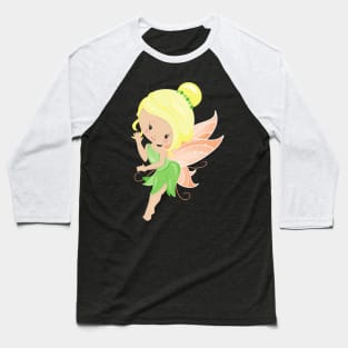 Forest Fairy, Magic Fairy, Cute Fairy, Blonde Hair Baseball T-Shirt